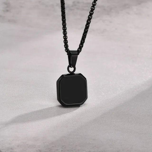 Square Pendant Necklace