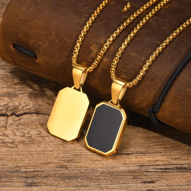 Square Pendant Necklace