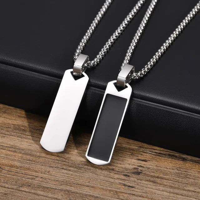 Square Pendant Necklace