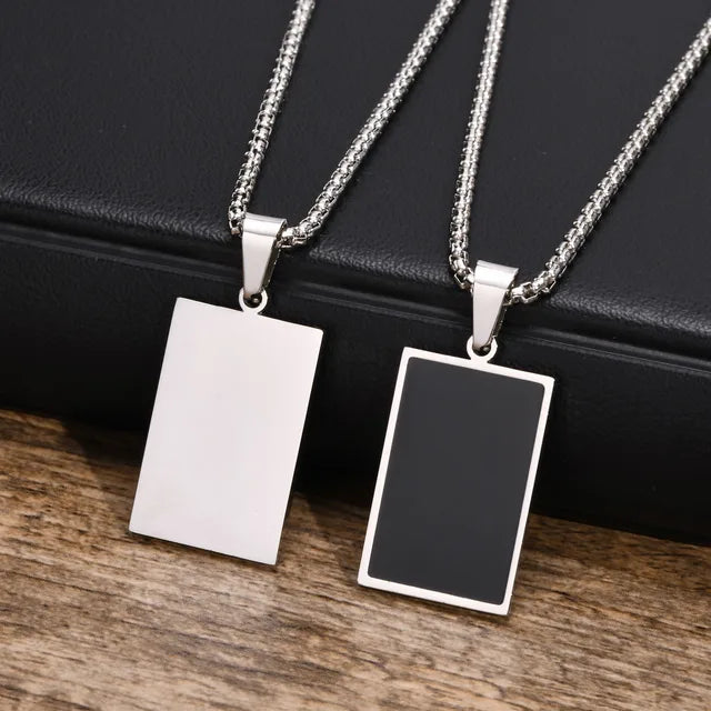 Square Pendant Necklace