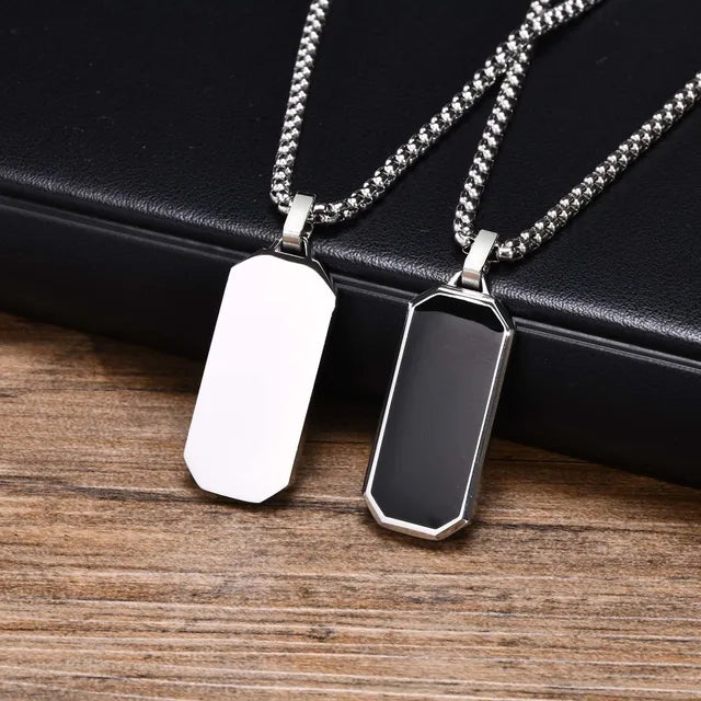 Square Pendant Necklace