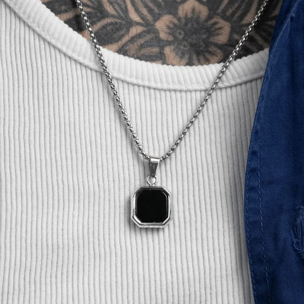 Square Pendant Necklace