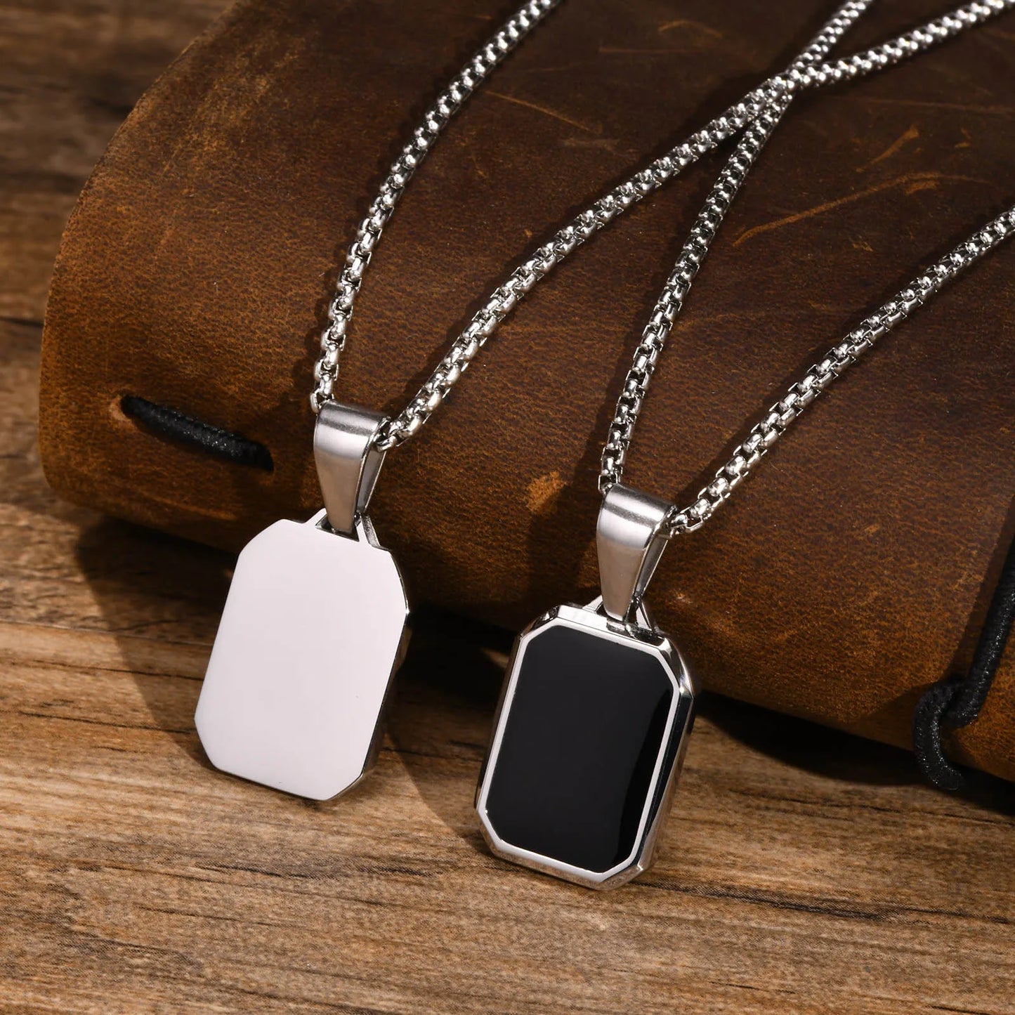 Square Pendant Necklace