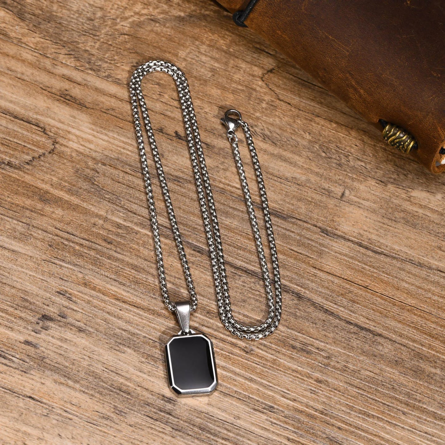 Square Pendant Necklace